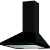 Cata Hood | VK 6000 BK | Wall mounted | Energy efficiency class A | Width 60 cm | 395 m³/h | Mechanical | LED | Black