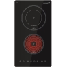Cata Hob | TD 3002 BK | Vitroceramic | Number of burners/cooking zones 2 | Touch | Timer | Black