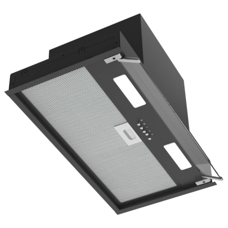 Cata Hood | ARMONIA 60 BK | Canopy | Energy efficiency class C | Width 59.8 cm | 645 m³/h | Mechanical | LED | Black