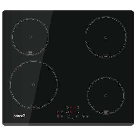 Cata Hob | IB 6324E2 BK | Induction | Number of burners/cooking zones 4 | Touch | Timer | Black