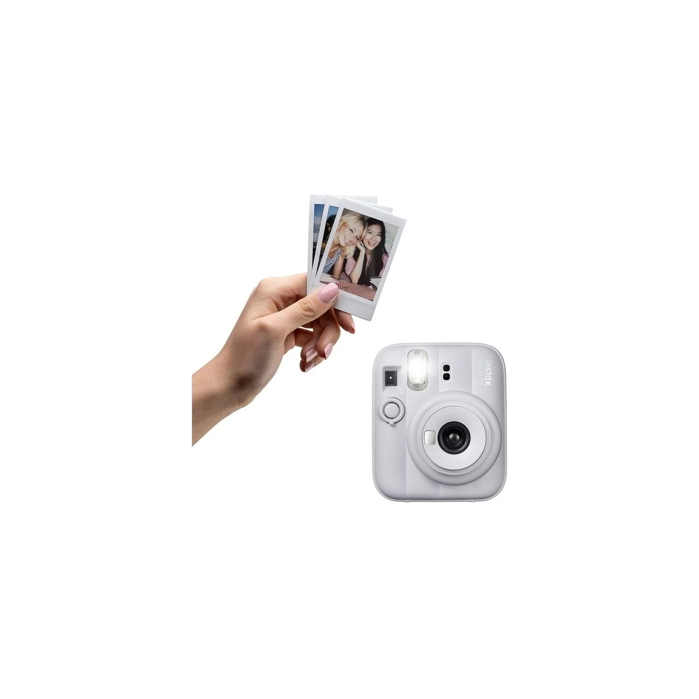 Fujifilm Instant Camera | Instax mini 13 + Instax Mini Glossy (10pl) | White | 0.3m - ∞ | 800