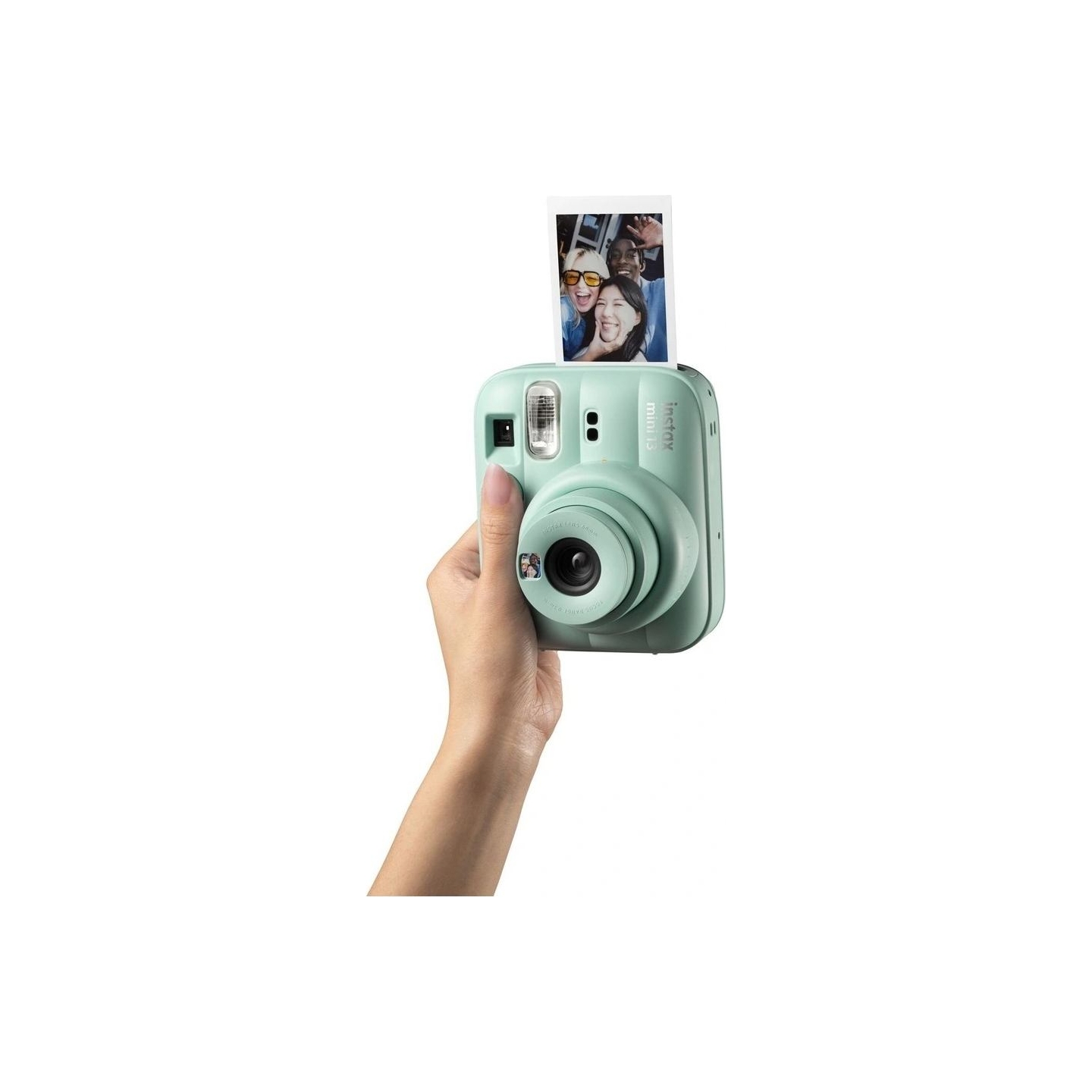 Fujifilm Instant Camera | Instax mini 13 + Instax Mini Glossy (10pl) | Green | 0.3m - ∞ | 800