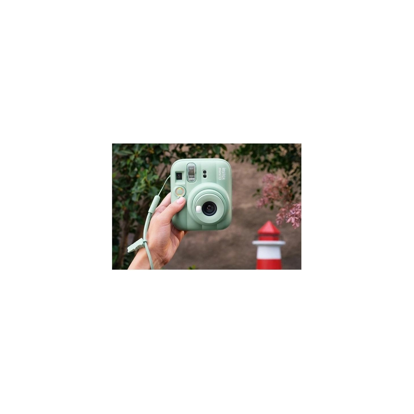 Fujifilm Instant Camera | Instax mini 13 + Instax Mini Glossy (10pl) | Green | 0.3m - ∞ | 800