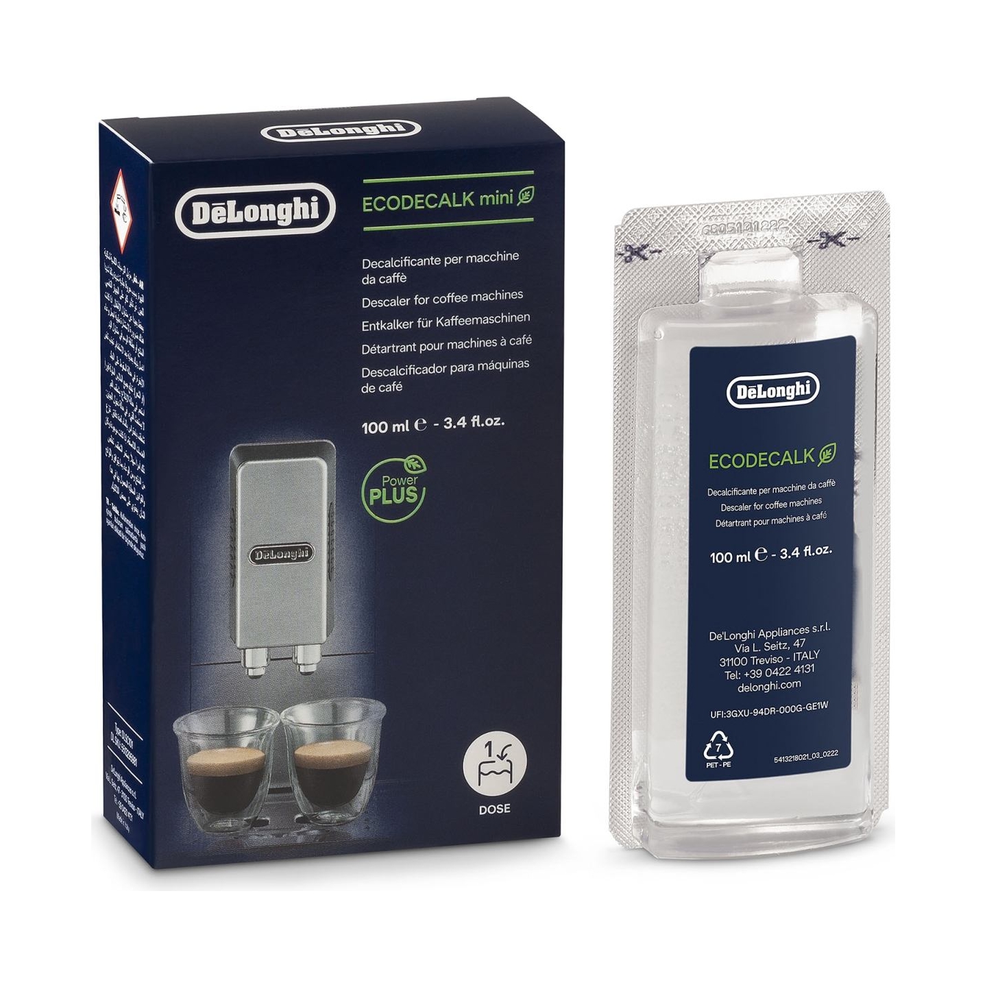 Delonghi | Mini EcoDecalk Descaler | Capacity 0.1 L