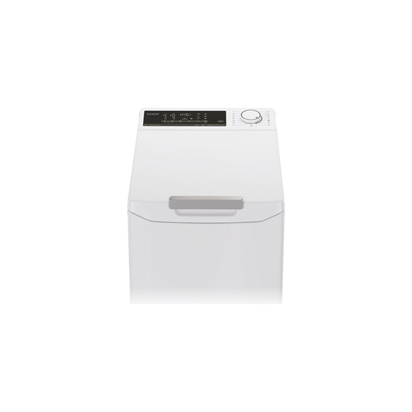 Candy | Washing Machine | TCA284TM5-S | Energy efficiency class A | Top loading | Washing capacity 8 kg | 1200 RPM | Depth 60 cm