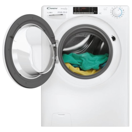 Candy | Washing Machine | CO4 274TWM6/1-S | Energy efficiency class A | Front loading | Washing capacity 7 kg | 1200 RPM | Depth
