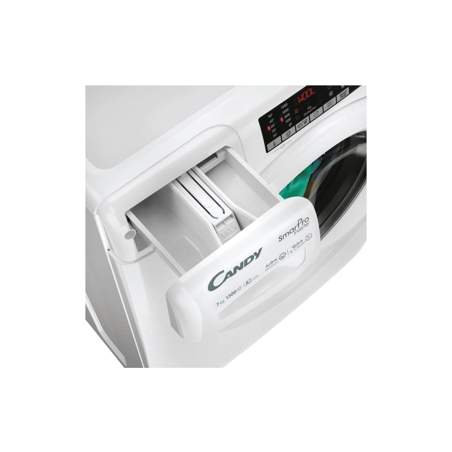 Candy Washing machine | CO4 374TWM6/1-S | Energy efficiency class A | Front loading | Washing capacity 7 kg | 1300 RPM | Depth 4