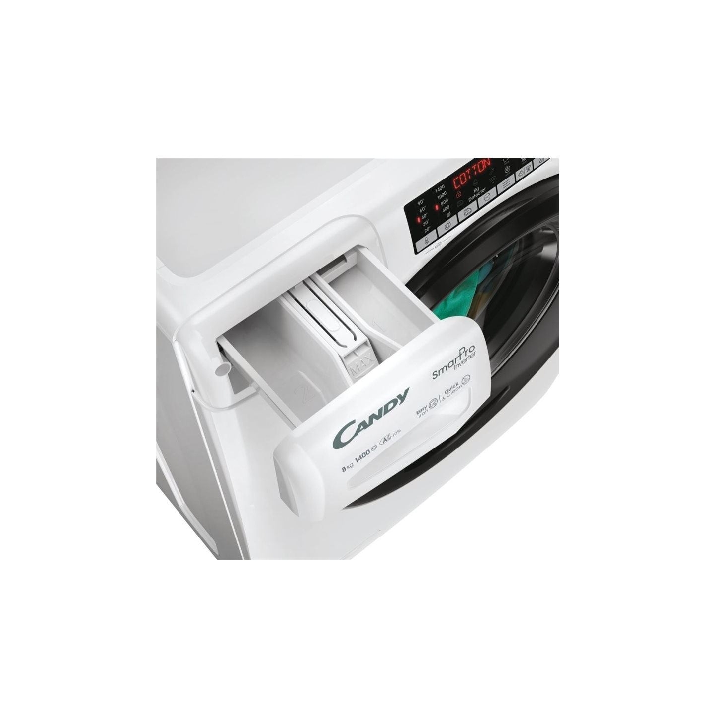 Candy Washing machine | CSO486TWMB6/1-S | Energy efficiency class A | Front loading | Washing capacity 8 kg | 1400 RPM | Depth 5