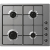 Candy Hob | Idea CHW6LBX/4U2 | Gas | Number of burners/cooking zones 4 | Knob | Stainless Steel