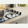 Candy Hob | Idea CHW6LBX/4U2 | Gas | Number of burners/cooking zones 4 | Knob | Stainless Steel