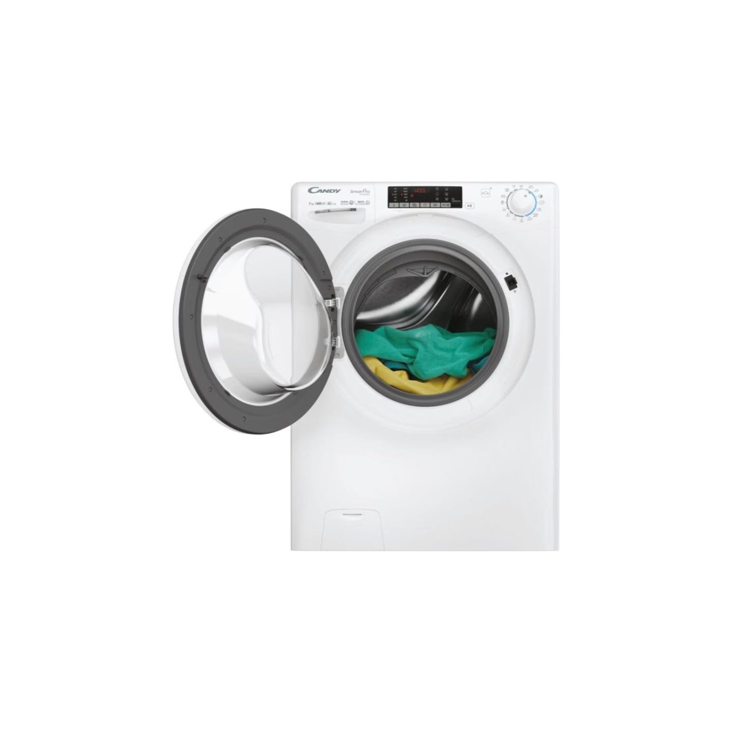 Candy | Washing Machine | CO 474TWM6/1-S | Energy efficiency class A | Front loading | Washing capacity 7 kg | 1400 RPM | Depth 