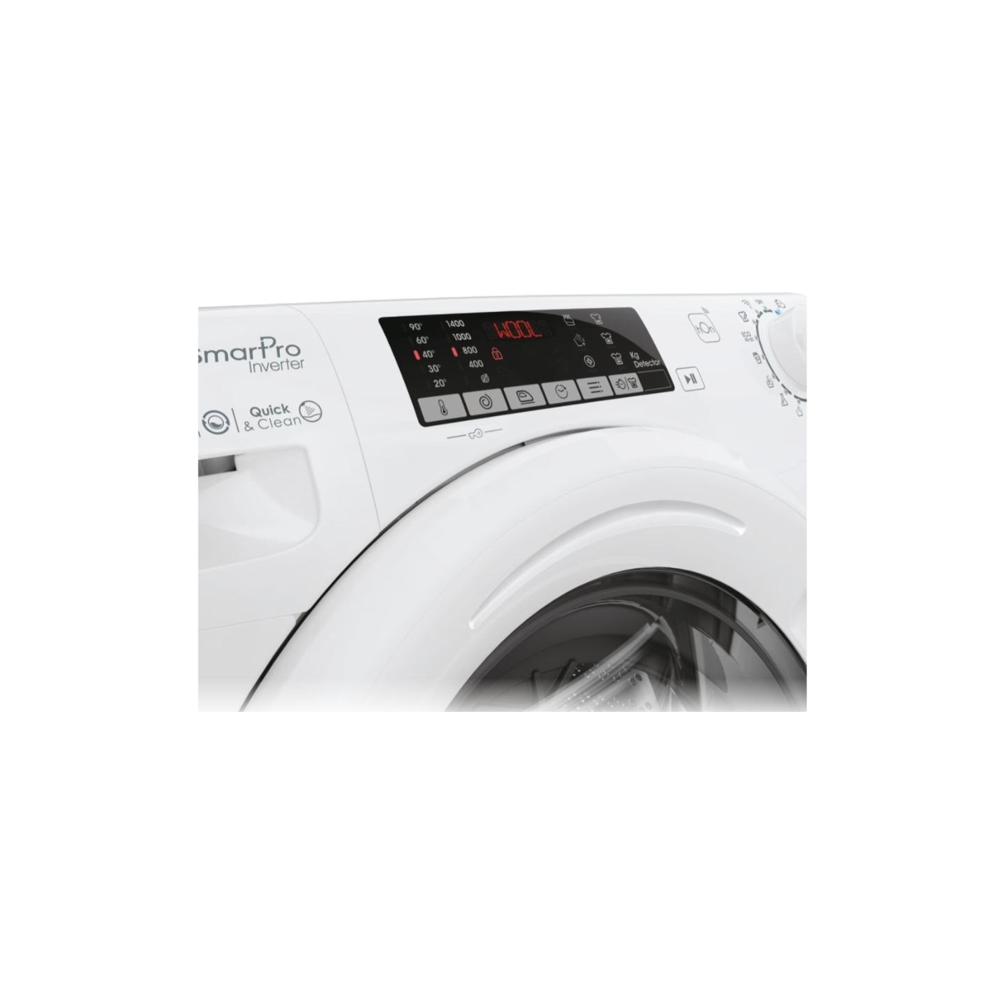 Candy | Washing Machine | CO 474TWM6/1-S | Energy efficiency class A | Front loading | Washing capacity 7 kg | 1400 RPM | Depth 