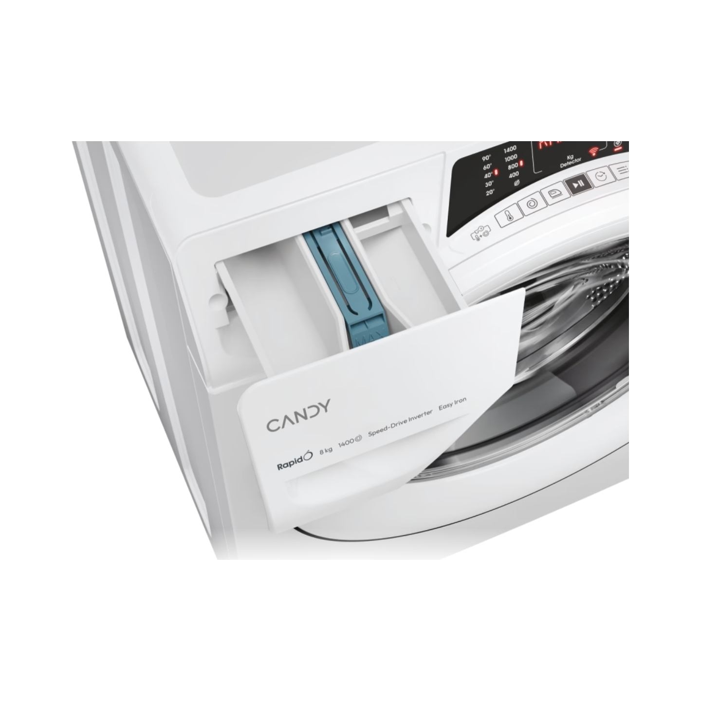 Candy RO 1486DWMT/1-S Washing Machine, A, Front loading, Capacity 8 kg, Depth 54 cm, 1400 RPM, White