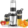 Adler | Blender | AD 4081 | Tabletop | 800 W | Jar material BPA Free Plastic | Jar capacity 0.4 + 0.57 L | Ice crushing | Black/
