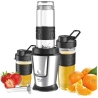 Adler | Blender | AD 4081 | Tabletop | 800 W | Jar material BPA Free Plastic | Jar capacity 0.4 + 0.57 L | Ice crushing | Black/