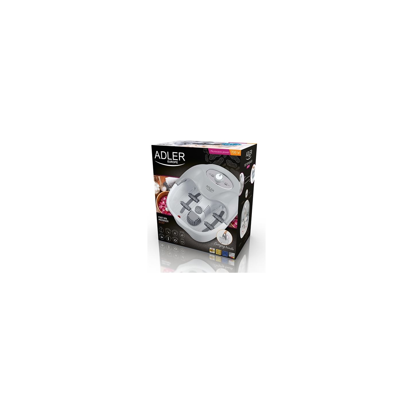 Adler | Foot massager | AD 2167 | White/Grey