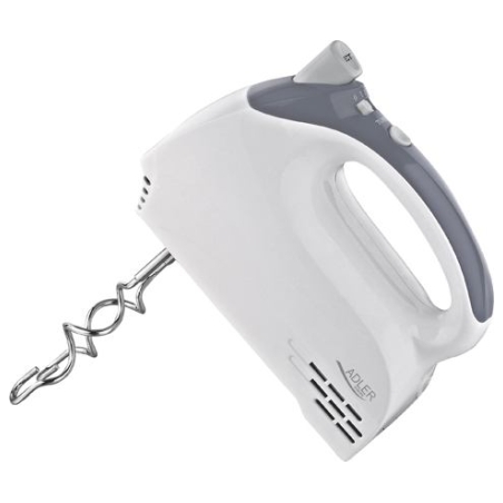 Adler | Mixer | AD 4201 g | Hand Mixer | 300 W | Number of speeds 5 | Turbo mode | White