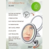 Adler | Bathroom Mirror | AD 2168 | 20 cm | LED mirror | White