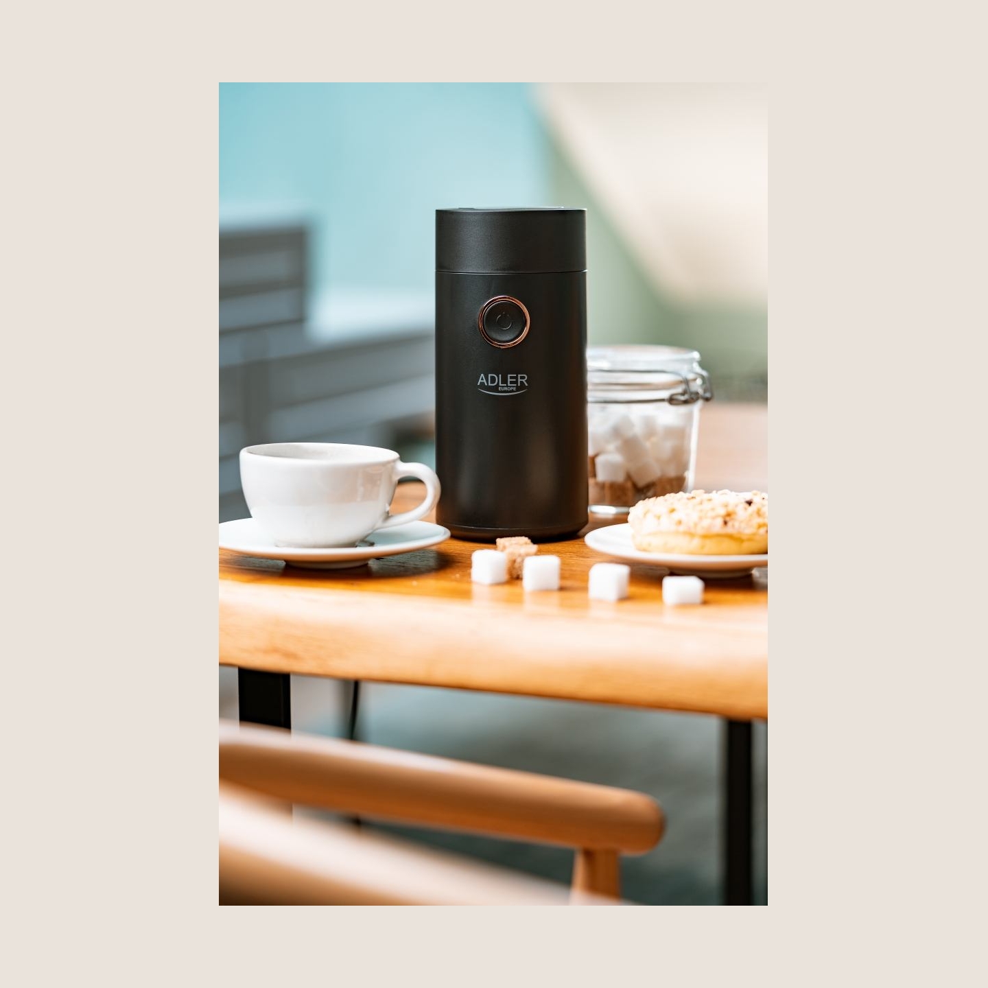 Adler | Coffee Mill | AD 4446bg | 150 W | Coffee beans capacity 75 g | Black