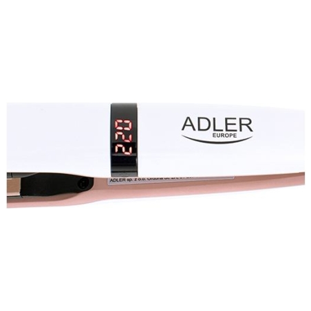Adler | Hair Straightener | AD 2321 | Warranty 24 month(s) | Ceramic heating system | Display LCD | Temperature (min) 140 °C | T