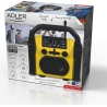 Adler | Construction radio with Bluetooth | AD 1911 | AUX in | Black/Yellow