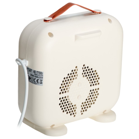 Adler LED Fan Heater with Remote Control | AD 7756 | Fan heater | 2000 W | Beige | IPX0