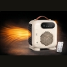 Adler LED Fan Heater with Remote Control | AD 7756 | Fan heater | 2000 W | Beige | IPX0