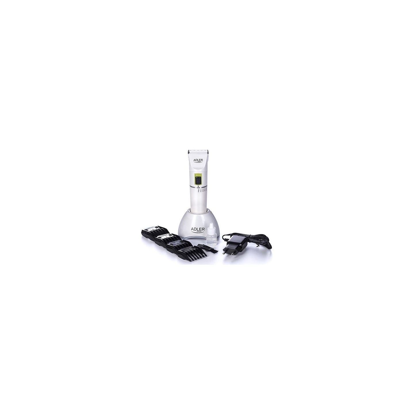 Adler | Hair clipper | AD 2827 | Cordless or corded | Number of length steps 4 | White