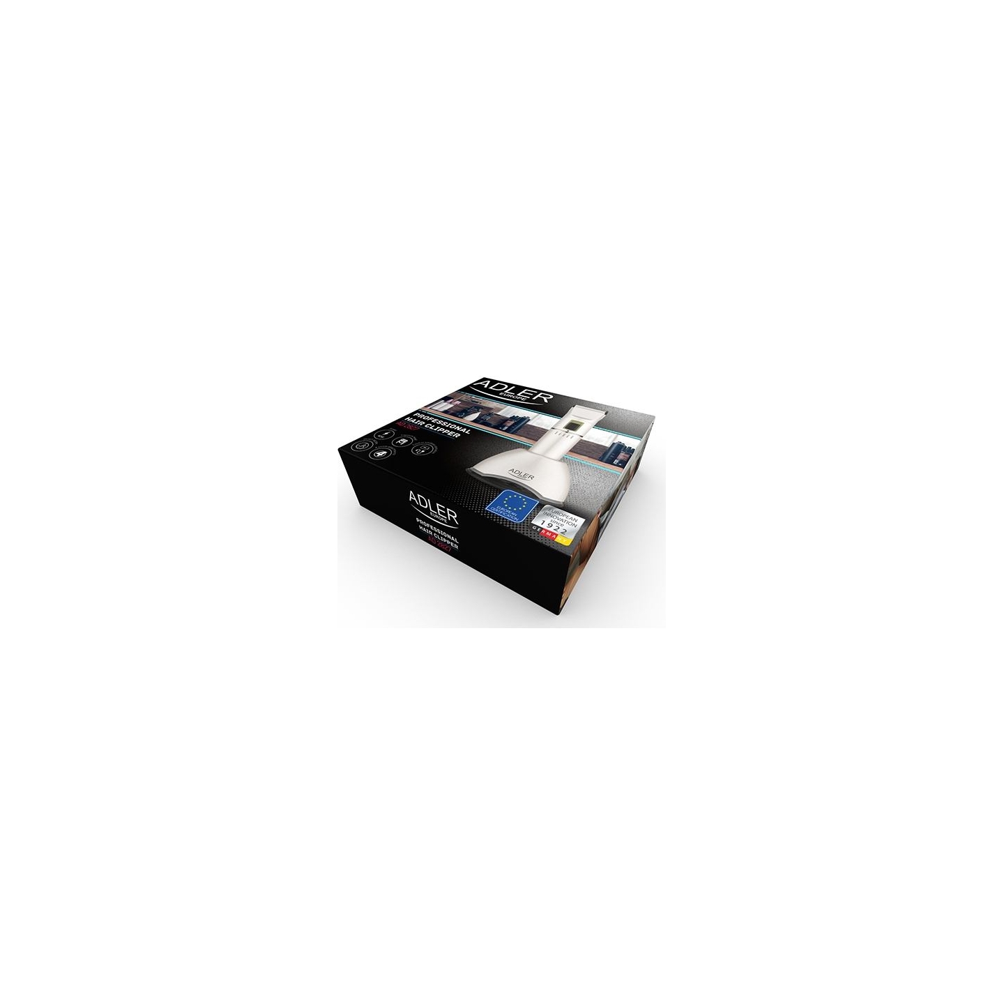 Adler | Hair clipper | AD 2827 | Cordless or corded | Number of length steps 4 | White