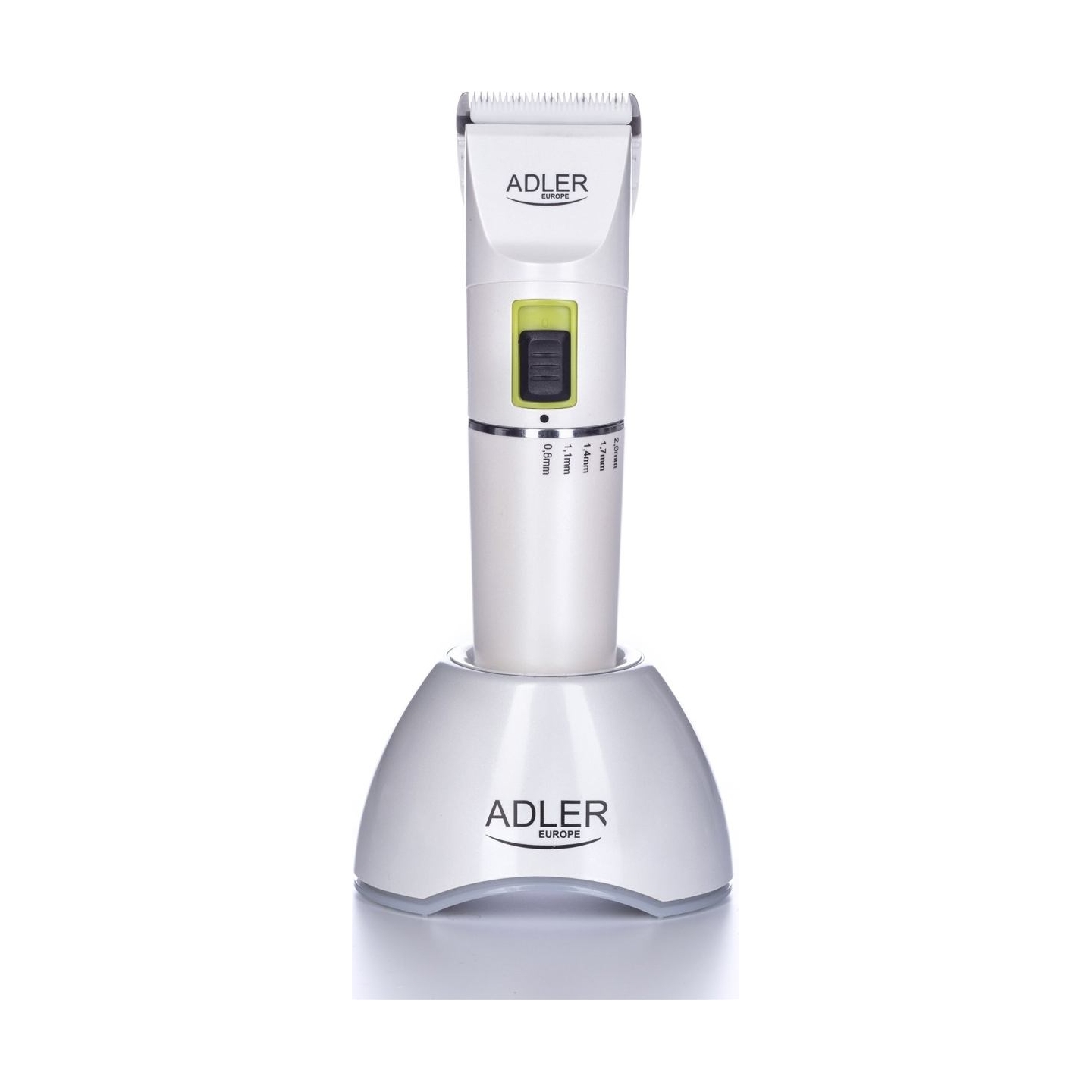 Adler | Hair clipper | AD 2827 | Cordless or corded | Number of length steps 4 | White