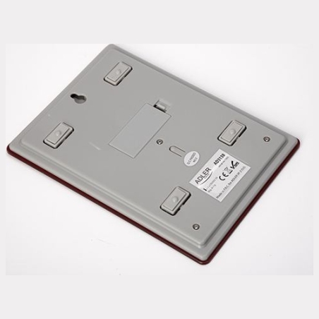 Adler | Kitchen scales | AD 3138 | Maximum weight (capacity) 5 kg | Graduation 1 g | Red