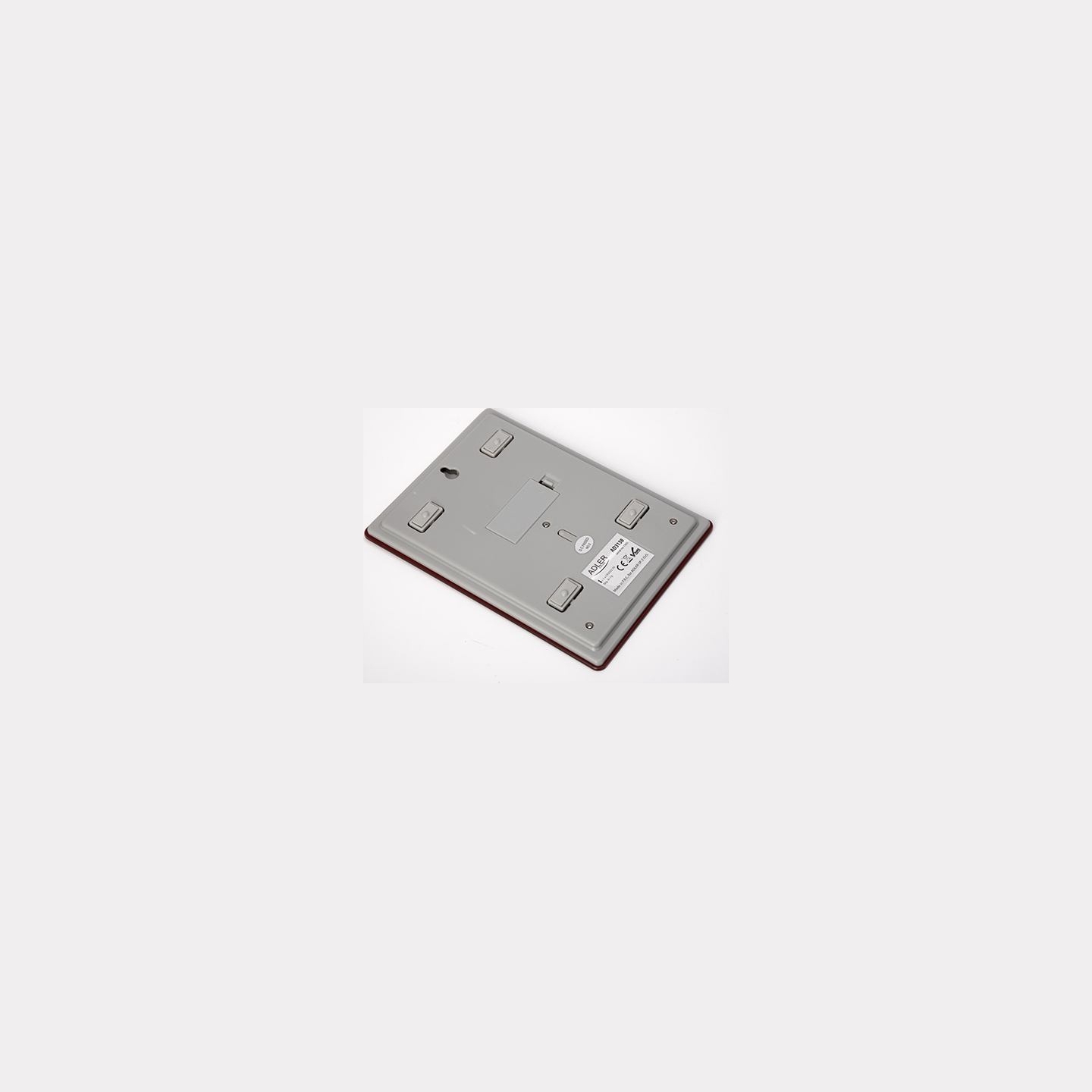 Adler | Kitchen scales | AD 3138 | Maximum weight (capacity) 5 kg | Graduation 1 g | Red