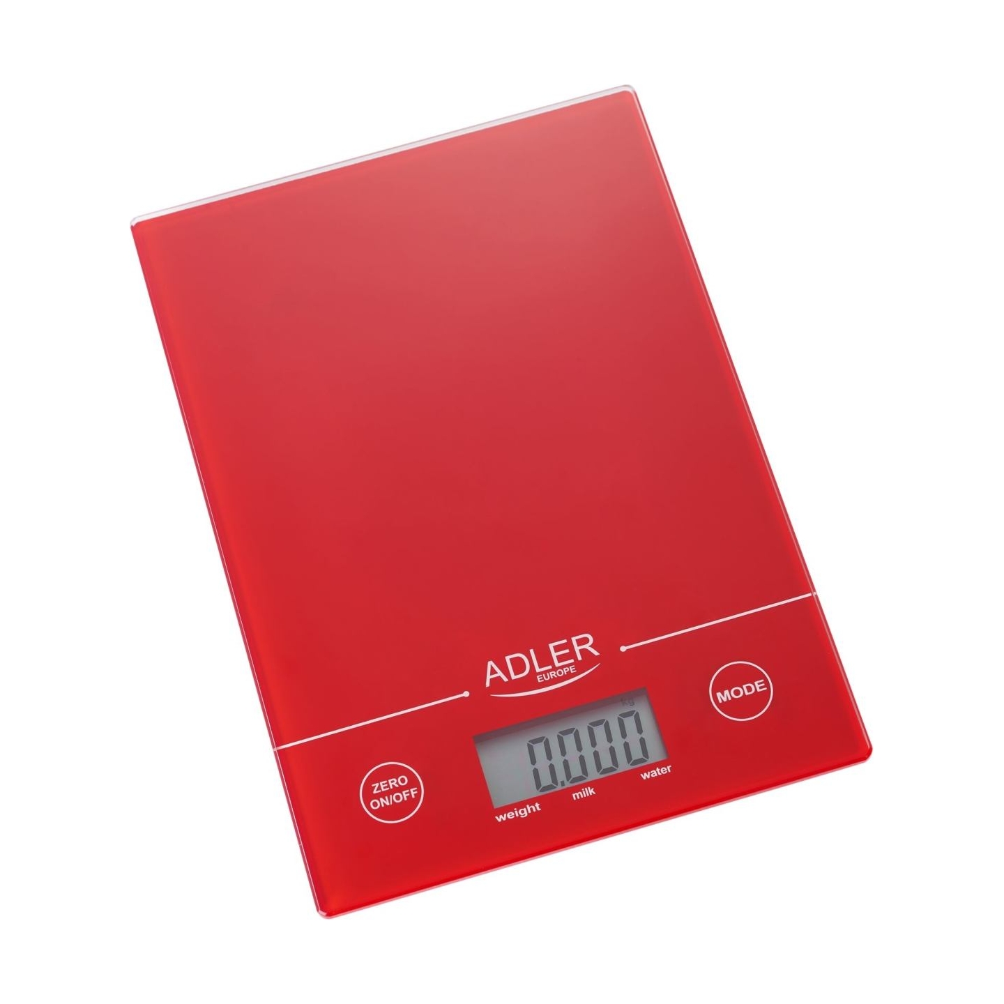 Adler | Kitchen scales | AD 3138 | Maximum weight (capacity) 5 kg | Graduation 1 g | Red