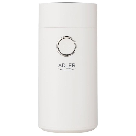 Adler | Coffee grinder | AD4446wg | 150 W | Coffee beans capacity 75 g | Lid safety switch | White