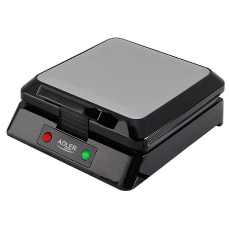 Adler | Waffle maker | AD 3036 | 1500 W | Number of pastry 4 | Belgium | Black
