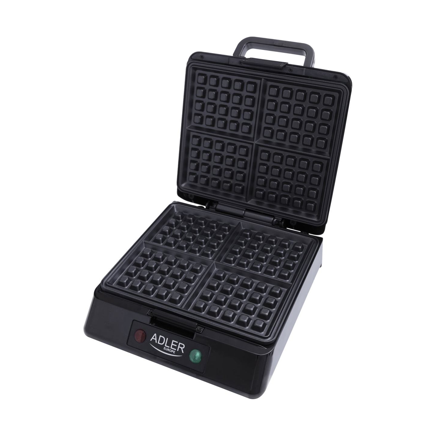 Adler | Waffle maker | AD 3036 | 1500 W | Number of pastry 4 | Belgium | Black