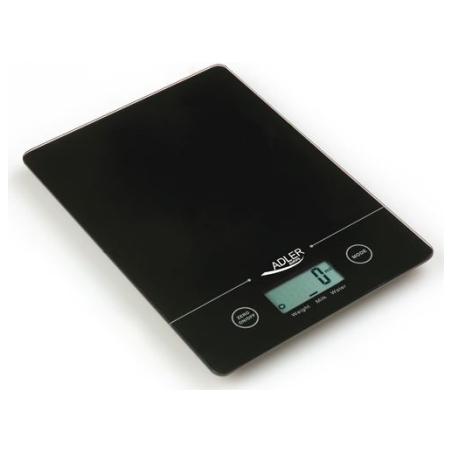 Adler | Kitchen scales | Adler AD 3138 | Maximum weight (capacity) 5 kg | Graduation 1 g | Display type LCD | Black