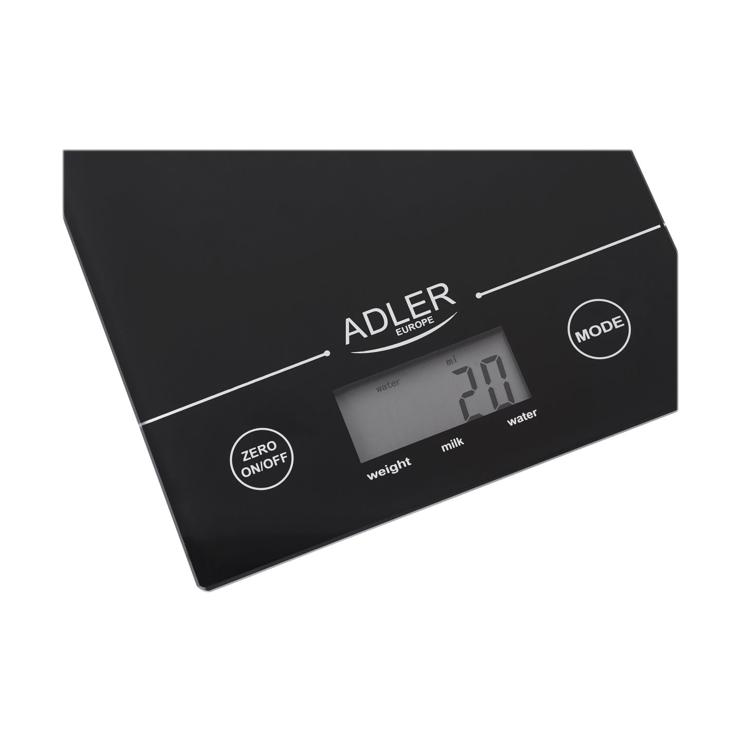 Adler | Kitchen scales | Adler AD 3138 | Maximum weight (capacity) 5 kg | Graduation 1 g | Display type LCD | Black