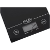 Adler | Kitchen scales | Adler AD 3138 | Maximum weight (capacity) 5 kg | Graduation 1 g | Display type LCD | Black