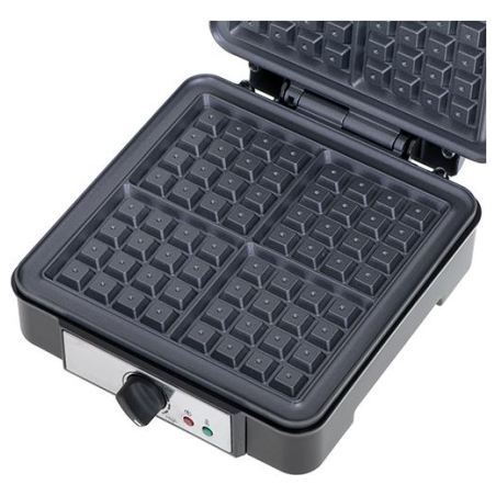 Adler | Waffle Maker | AD 3049 | 1200 W | Number of pastry 4 | Belgium | Black