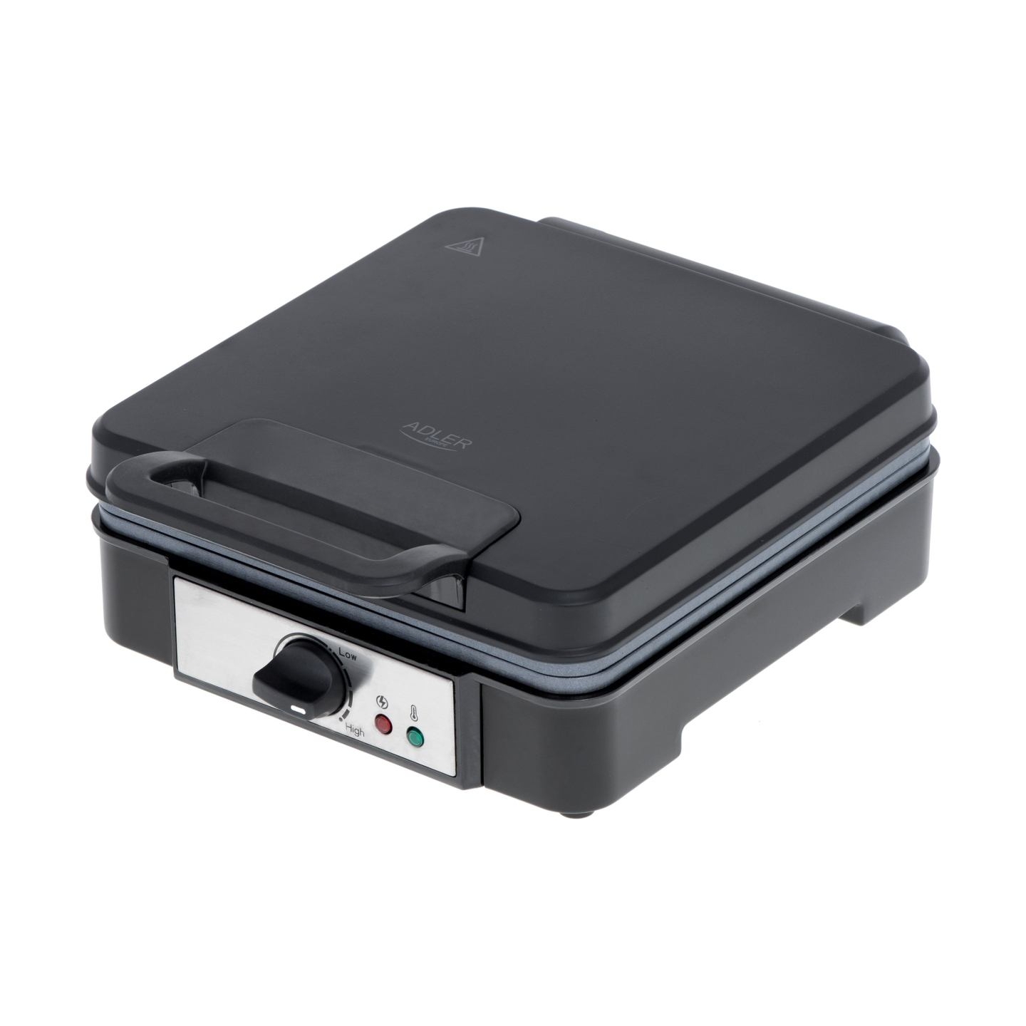 Adler | Waffle Maker | AD 3049 | 1200 W | Number of pastry 4 | Belgium | Black