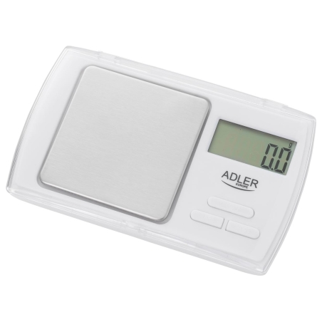 Adler | Precision scale | AD 3161 | Maximum weight (capacity) 0.5 kg | Accuracy 0.01 g | White