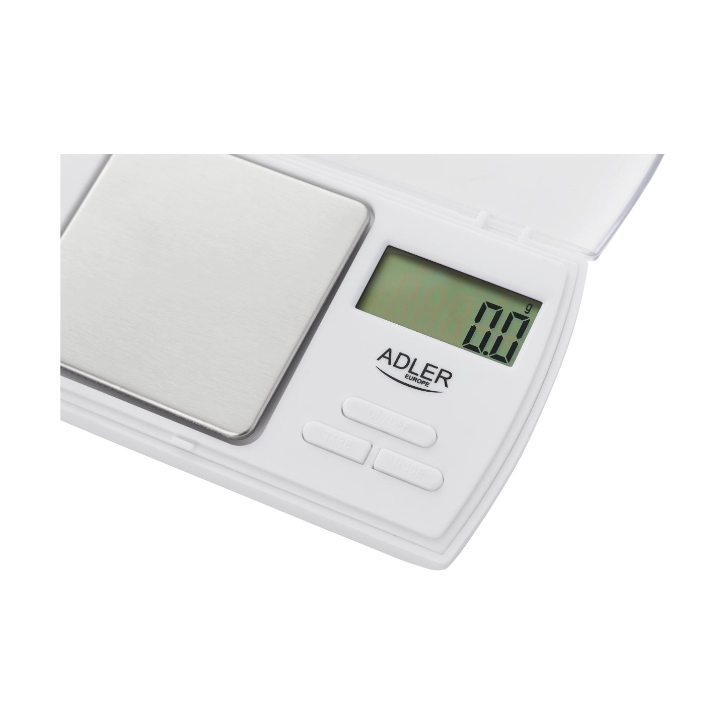 Adler | Precision scale | AD 3161 | Maximum weight (capacity) 0.5 kg | Accuracy 0.01 g | White