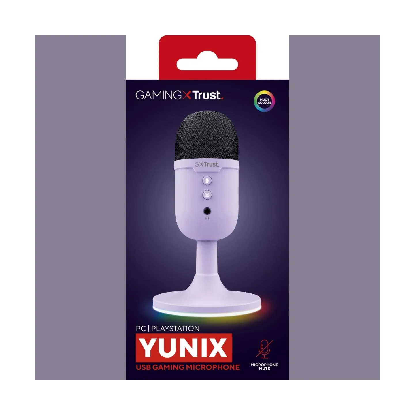 Trust MICROPHONE GXT234P YUNIX USB/PURPLE 25375 TRUST