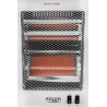 Adler | Heater | AD 7709 | Halogen Heater | 800 W | Number of power levels 2 | White