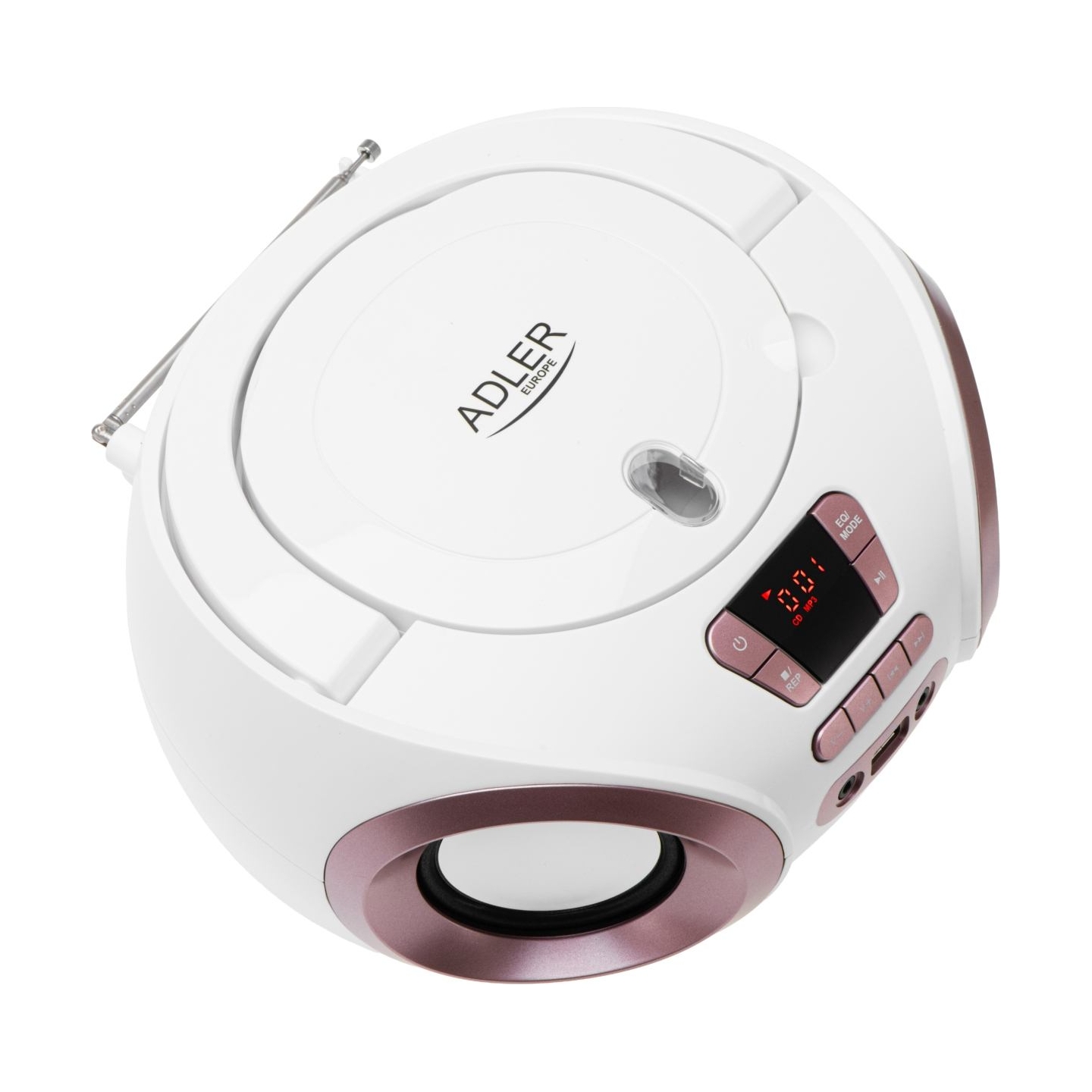 Adler | CD-MP3 Boombox | AD 1181 | Speakers | USB connectivity | FM