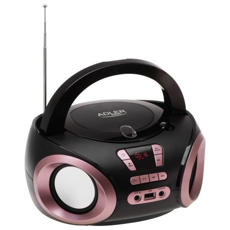 Adler | CD-MP3 Boombox | AD 1181 | Speakers | USB connectivity | FM