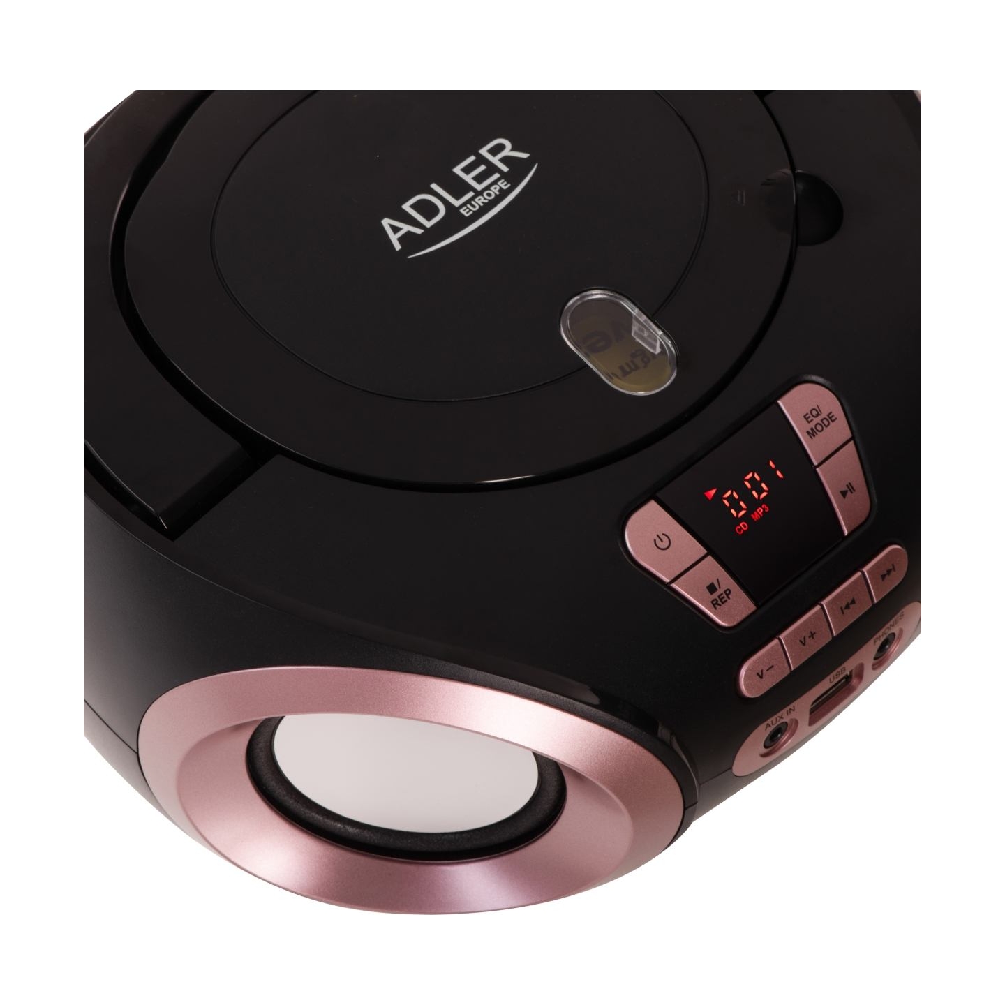 Adler | CD-MP3 Boombox | AD 1181 | Speakers | USB connectivity | FM