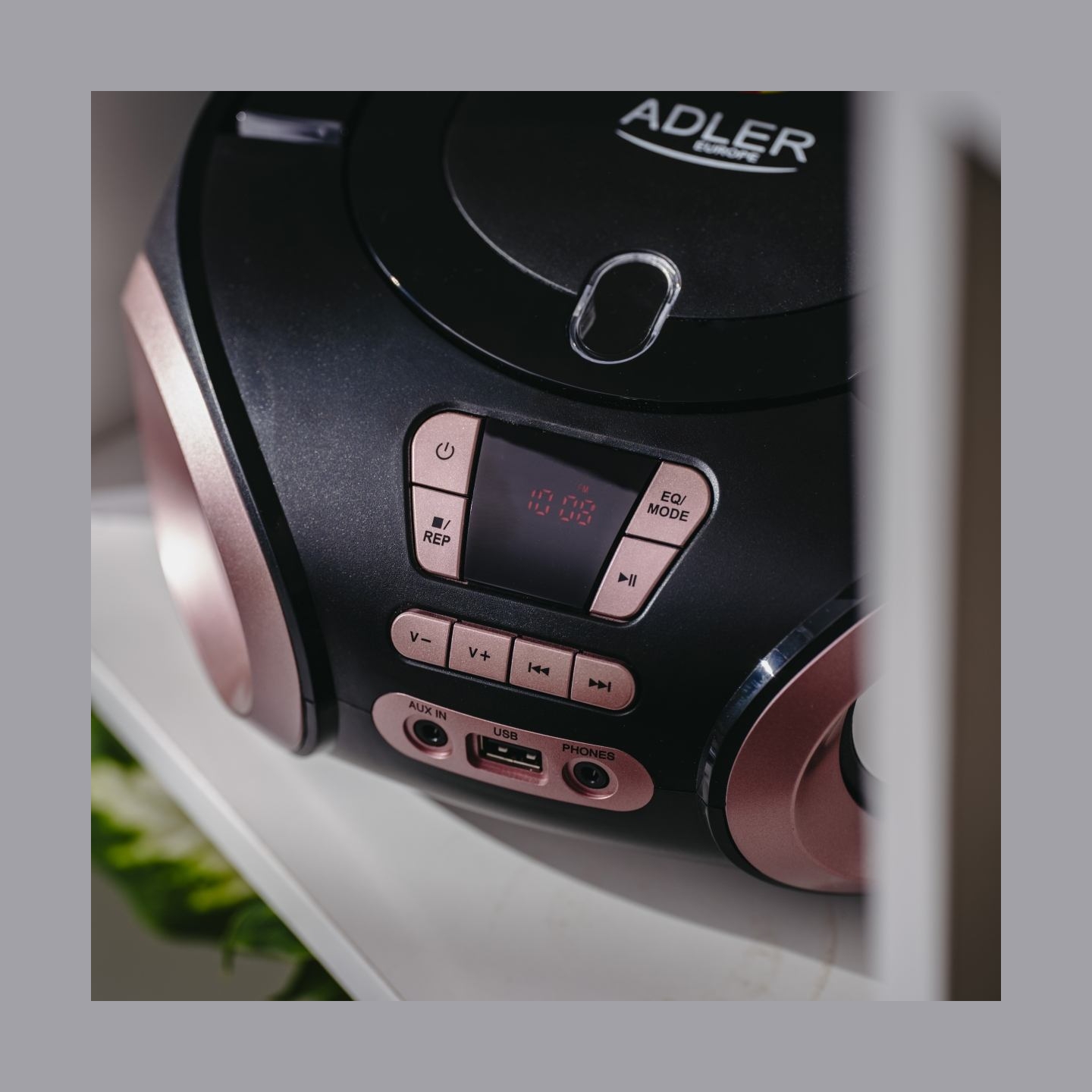 Adler | CD-MP3 Boombox | AD 1181 | Speakers | USB connectivity | FM
