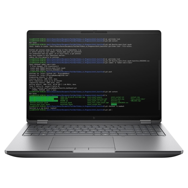 HP ZBook Fury G1i Mobile Workstation 16 - Ultra 9-285HX, 64GB, 1TB SSD, RTX PRO 3000 Blackwell 12GB, 16 WQXGA 400-nit 120Hz AG, 